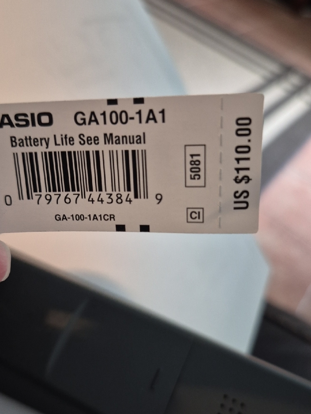 Casio G-Shock Matte Black Analog-Digital Watch - Picture 6 of 7